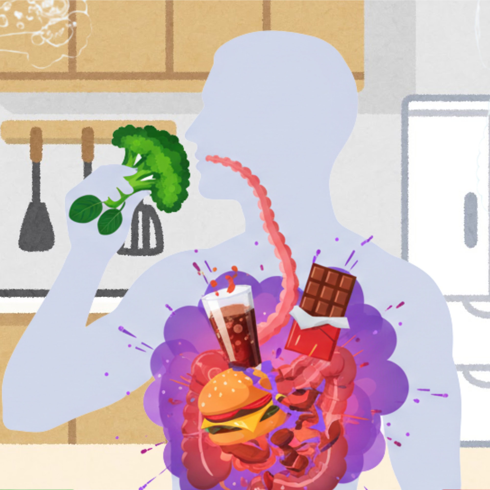 Nutrition Junk Illustration
